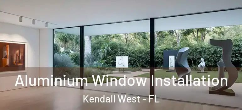  Aluminium Window Installation Kendall West - FL