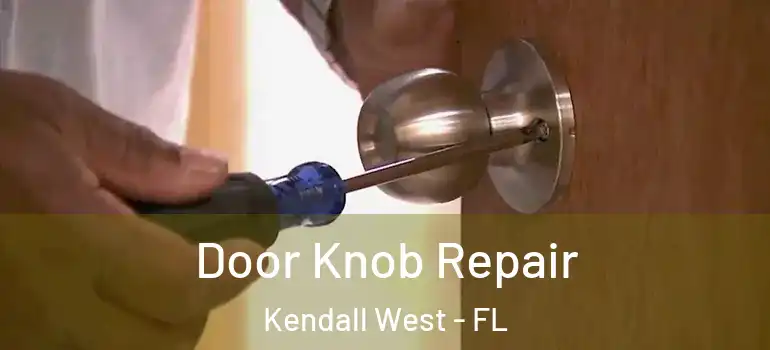  Door Knob Repair Kendall West - FL