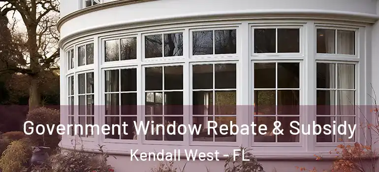  Government Window Rebate & Subsidy Kendall West - FL