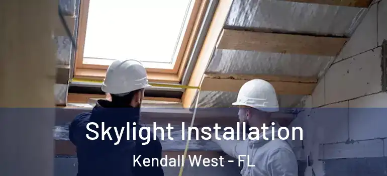  Skylight Installation Kendall West - FL