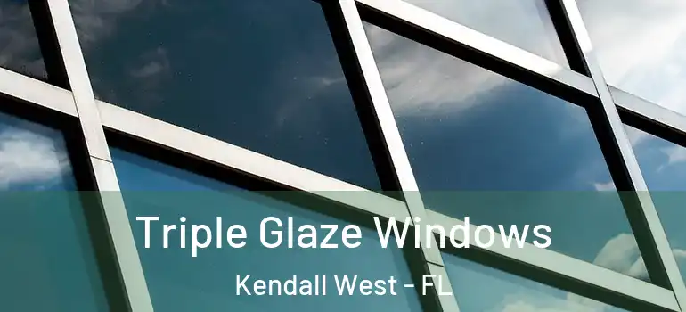  Triple Glaze Windows Kendall West - FL