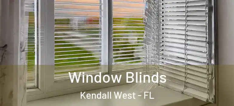  Window Blinds Kendall West - FL