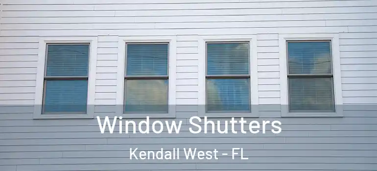  Window Shutters Kendall West - FL